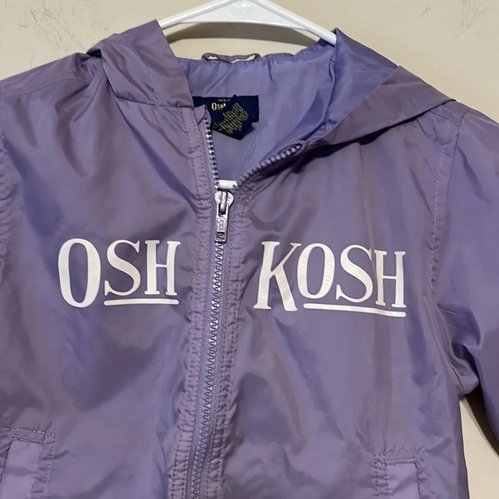 Osh Gosh hoodie jacket. Lavender, sz 5